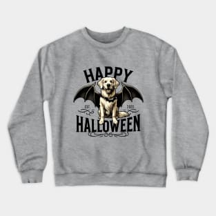 Golden Retriever Halloween Vampire Crewneck Sweatshirt